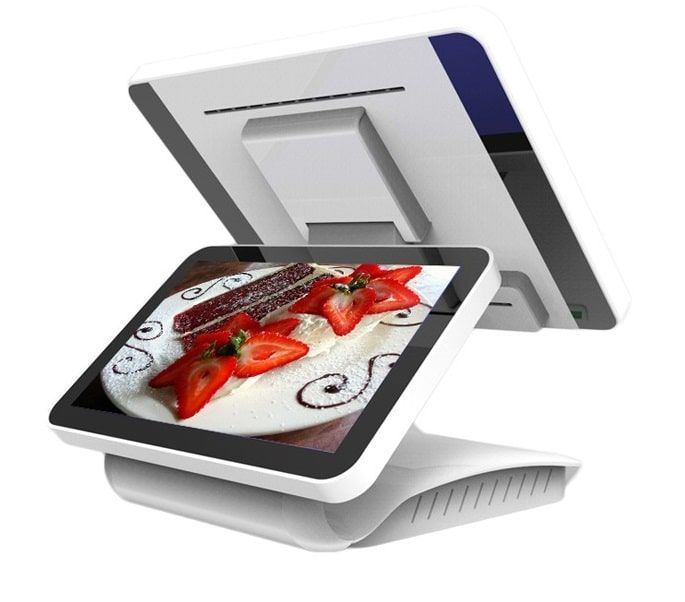 15"+11.6" Q10(J19/4Gb/64SSD) Сенсор FLAT FAN_less J1900 2.0GHz (4ядра)/4Gb/64GB SSD/6 USB/COM Черный