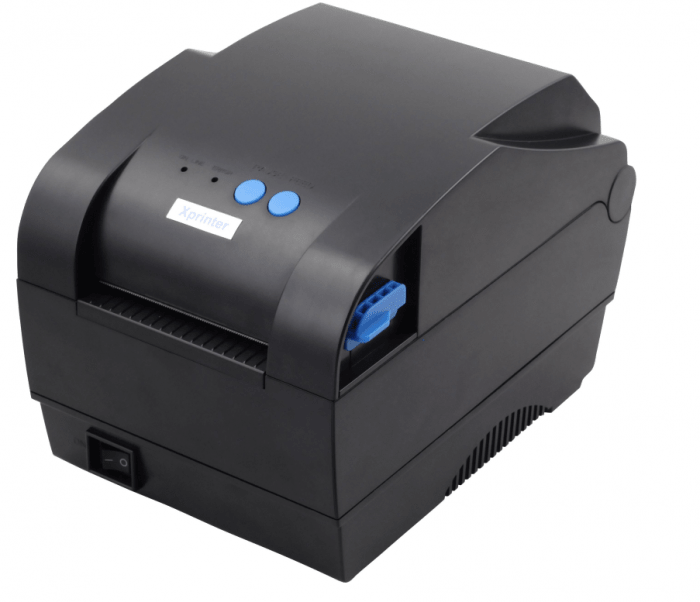 Термо Принтер этикеток Xprinter Brost.kz-365B (СпецЦЕНА) 203dpi/диаметр бумаги до 100мм /127мм/сек