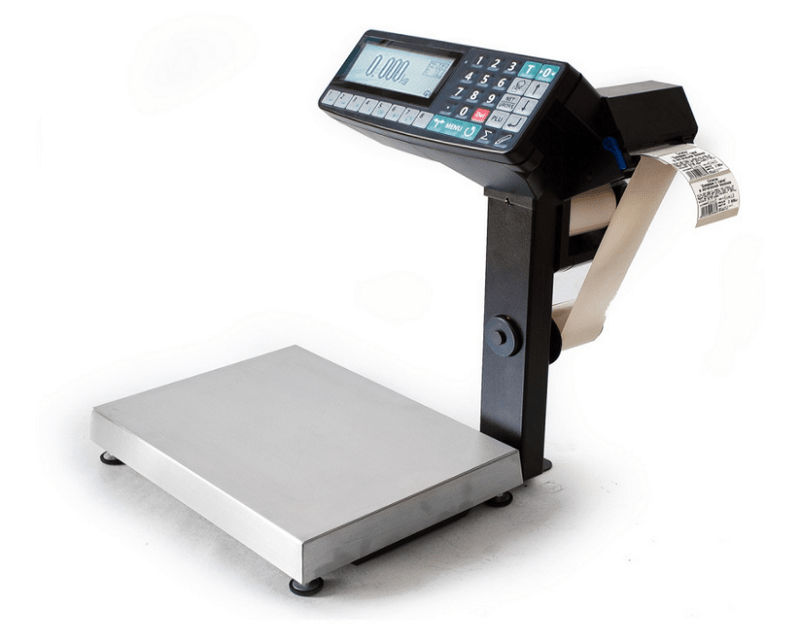 МАССА-К МК-15.2-RP-10-1  Весы с печатью этикеток. Фасовочные. 1 экран
