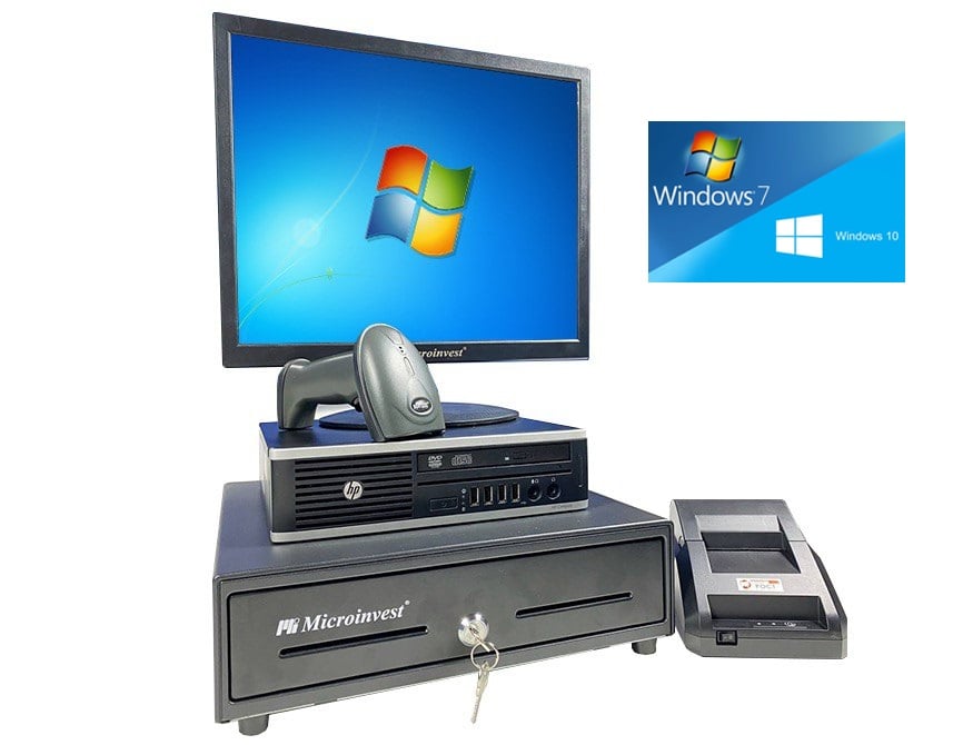 17" POS ПК Стандарт_57  Intel i5/4Gb DDR/ Win7/10/Чек.принт 57 мм/СканерШК