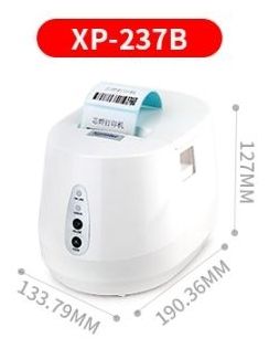 Принтер этикеток и Чеков XPrinter 237B белый, 203 dpi, USB, 60мм/48 мм, термопечать, 2 в 1  Xprinter - торговое оборудование.
