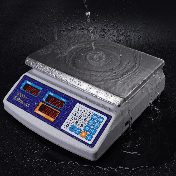 Весы торговые MERTECH M-ER 329 AC-15.2 IP68 "Fisher" LED (300х220 мм, АКБ до 4 мес.)