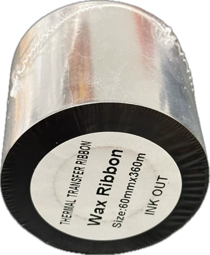 Красящая лента. Рибон. 102мм/360м WAX   d 2.54 см/1 дюйм   намотка OUT  - торговое оборудование.
