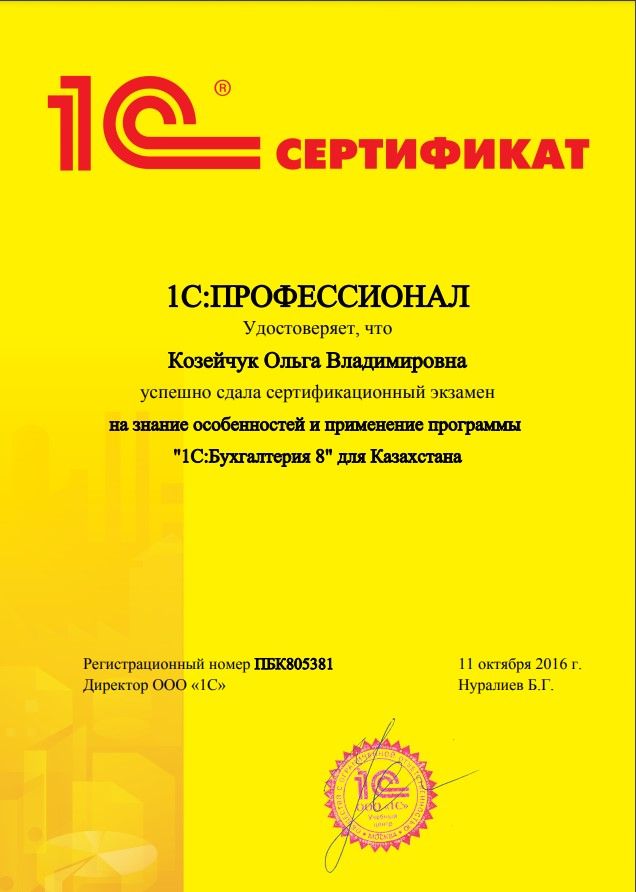 Койзечук Ольга Владимировна