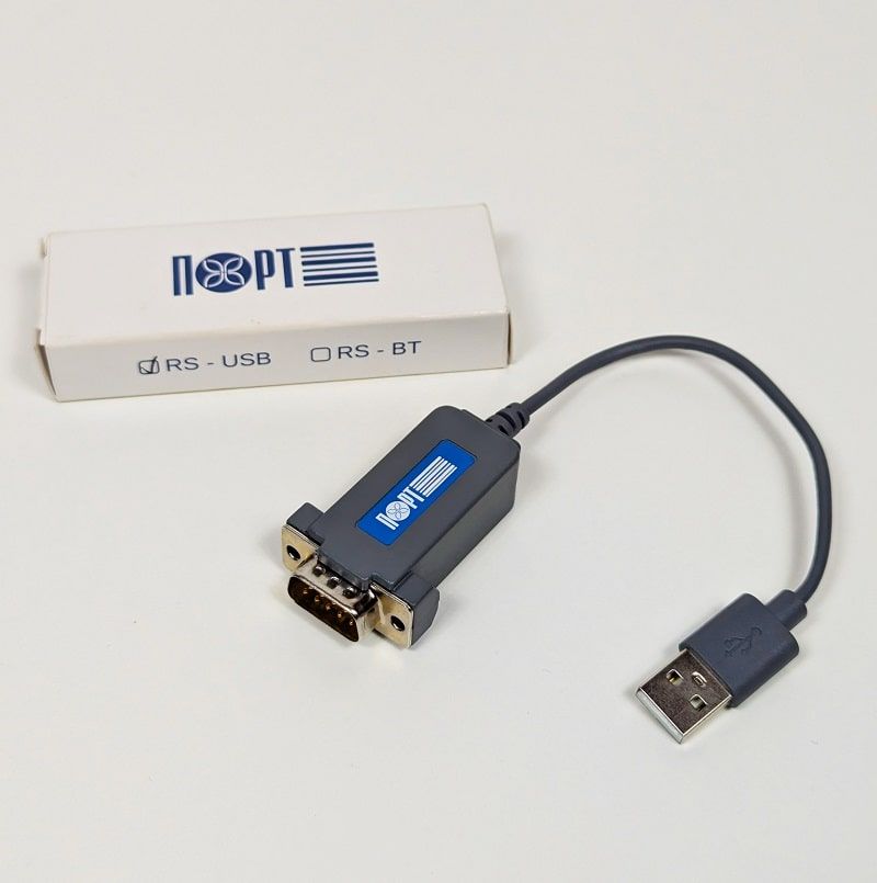 Переходник USB to COM Конвертер RS232 + кабель 15 см (ПОРТ-Datecs)