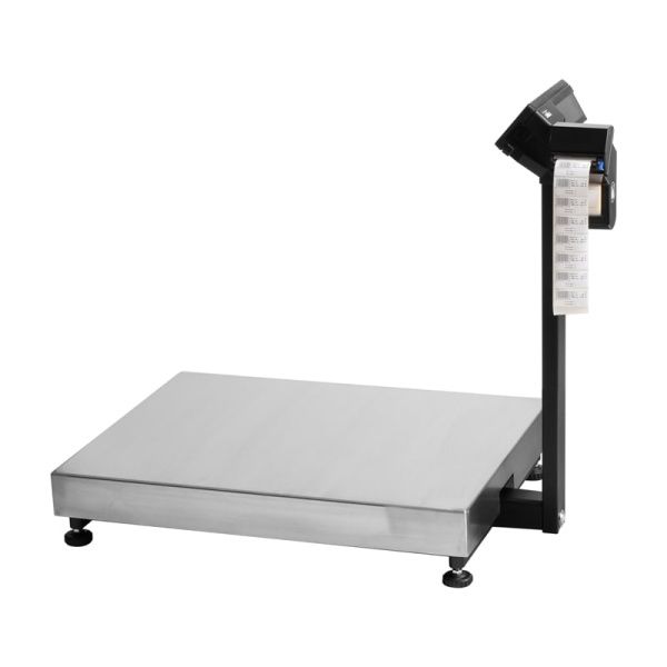 Весы напольные c печатью этикеток TB-M-300.2-RP3 Платформа 800*600 мм Масса-К - торговое оборудование.