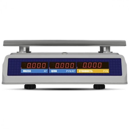  Весы торговые MERTECH M-ER 329 AC-32.5 IP68 "Fisher" LED (300х220 мм, АКБ до 4 мес.) MERTECH фото в интернет-магазине Бизнес РОСТ  - торговое оборудование.