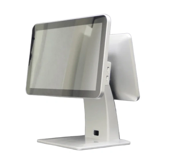 15.6"+11.6" HP185-E10 (i5/8Gb/128SSD)  i5 /8Gb ОЗУ/128GB SSD/6х USB/1хRS232 Метал.подставка Серебр.