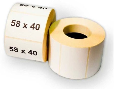  этикетка самоклеющая 58*40  фото в интернет-магазине Бизнес РОСТ  - торговое оборудование.