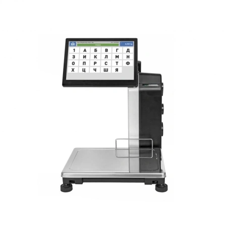  МАССА-К МК_32.2-SL1000(10 сенсорный. Весы с печатью этикеток. Самообслуж. Влагозащита. Ресурс 150км Масса-К фото в интернет-магазине Бизнес РОСТ  - торговое оборудование.