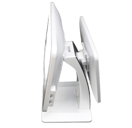  15.6"+11.6" HP185-E10 (i5/8Gb/128SSD)  i5 /8Gb ОЗУ/128GB SSD/6х USB/1хRS232 Метал.подставка Серебр.  фото в интернет-магазине Бизнес РОСТ  - торговое оборудование.