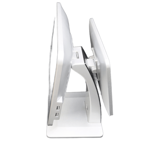 15.6"+11.6" HP185-E10 (i5/8Gb/128SSD)  i5 /8Gb ОЗУ/128GB SSD/6х USB/1хRS232 Метал.подставка Серебр.  - торговое оборудование.