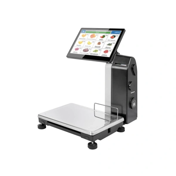 МАССА-К МК_15.2 SL1000(10) сенсорный. Весы с печатью этикеток. Самообслуж. Влагозащита. Ресурс 150км Масса-К - торговое оборудование.