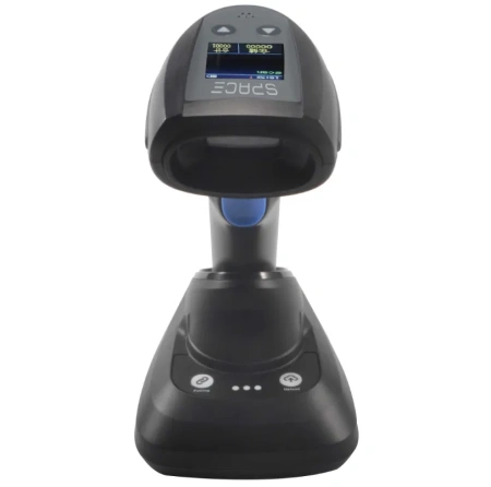  2D Сканер ШК SPACE X-2020RCS-BT экран  2D беспроводной с подставкой QR Code, DataMatrix (+маркировка SPACE фото в интернет-магазине Бизнес РОСТ  - торговое оборудование.