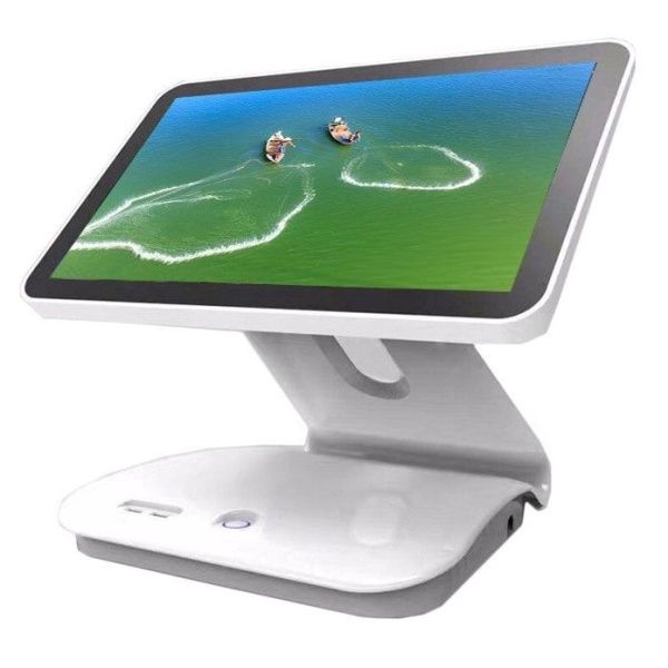 15" K10 (Q10)(J1900/4Gb/64SSD) noFAN J1900 2.0GHz (4ядра)/4Gb ОЗУ/64GB SSD/6 USB/COM Белый