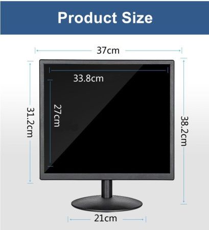  17" Микроинвест FLAT  1280*1024 5:4 LCD Черный  фото в интернет-магазине Бизнес РОСТ  - торговое оборудование.