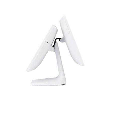  15"+15" ML200T (Q2) Intel i3/4/64  1.7 GHz/4Gb/64GB SSD/6хUSB/2хRS232/Lan1Gb Белый  фото в интернет-магазине Бизнес РОСТ  - торговое оборудование.