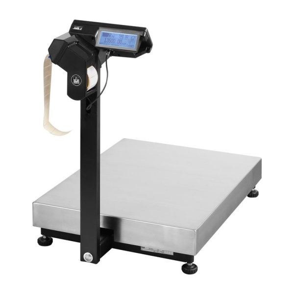 Весы напольные c печатью этикеток Масса-К TB-M-300.2-R2P3 Платформа 800*600 мм Масса-К - торговое оборудование.