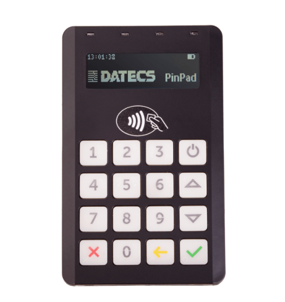 BluePad 50 Bluetooth. RS232 (COM) Платежный терминал. Аккум, Бесконт.,  ApplePay. GooglePay