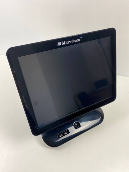 15" K10 (Q10)(J1900/4Gb/64SSD) noFAN J1900 2.0GHz (4ядра)/4Gb ОЗУ/64GB SSD/6 USB/COM Черный  - торговое оборудование.