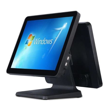  15"+15" HP1561T (i3/8Gb/64SSD) i3 3110M 2.40 GHz /4Gb ОЗУ/64GB SSD/6х USB/1хRS232  фото в интернет-магазине Бизнес РОСТ  - торговое оборудование.