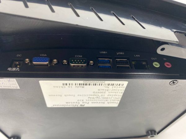 15" K10 (Q10)(J1900/4Gb/64SSD) noFAN J1900 2.0GHz (4ядра)/4Gb ОЗУ/64GB SSD/6 USB/COM Черный  - торговое оборудование.