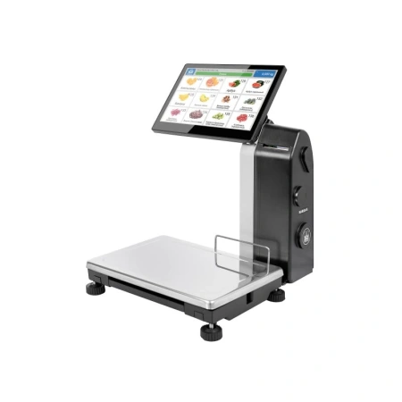  МАССА-К МК_15.2 SL1000(10) сенсорный. Весы с печатью этикеток. Самообслуж. Влагозащита. Ресурс 150км Масса-К фото в интернет-магазине Бизнес РОСТ  - торговое оборудование.