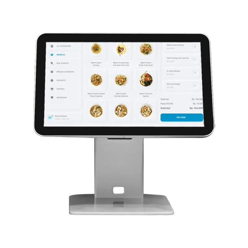 15.6" HP185-E10 (i5/8Gb/128SSD)  i5 /8Gb ОЗУ/128GB SSD/6х USB/1хRS232 Метал. подставка Серебристый